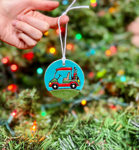 Golf Cart Ornament