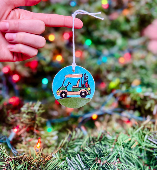 Golf Cart Ornament