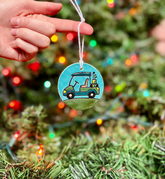 Golf Cart Ornament