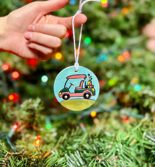 Golf Cart Ornament