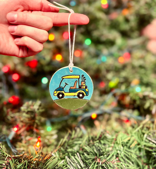 Golf Cart Ornament