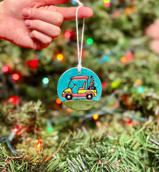 Golf Cart Ornament