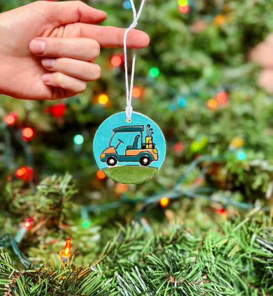 Golf Cart Ornament
