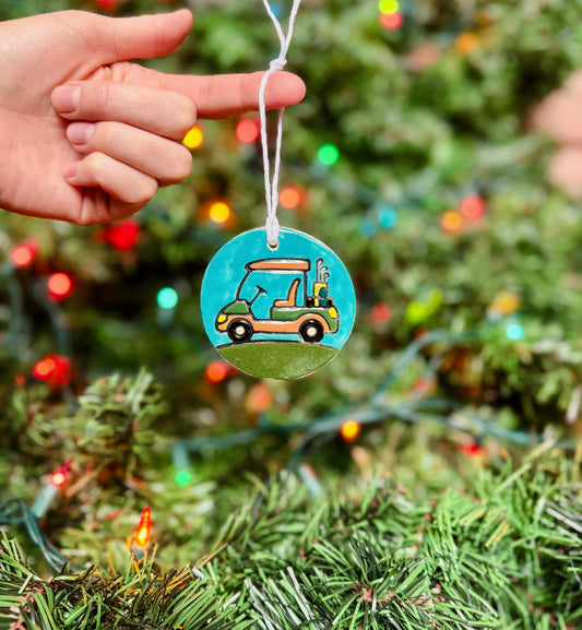 Golf Cart Ornament
