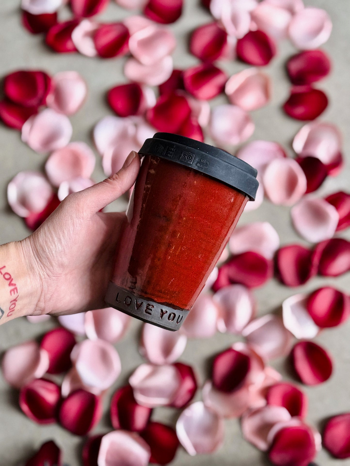 'love you' travel tumbler