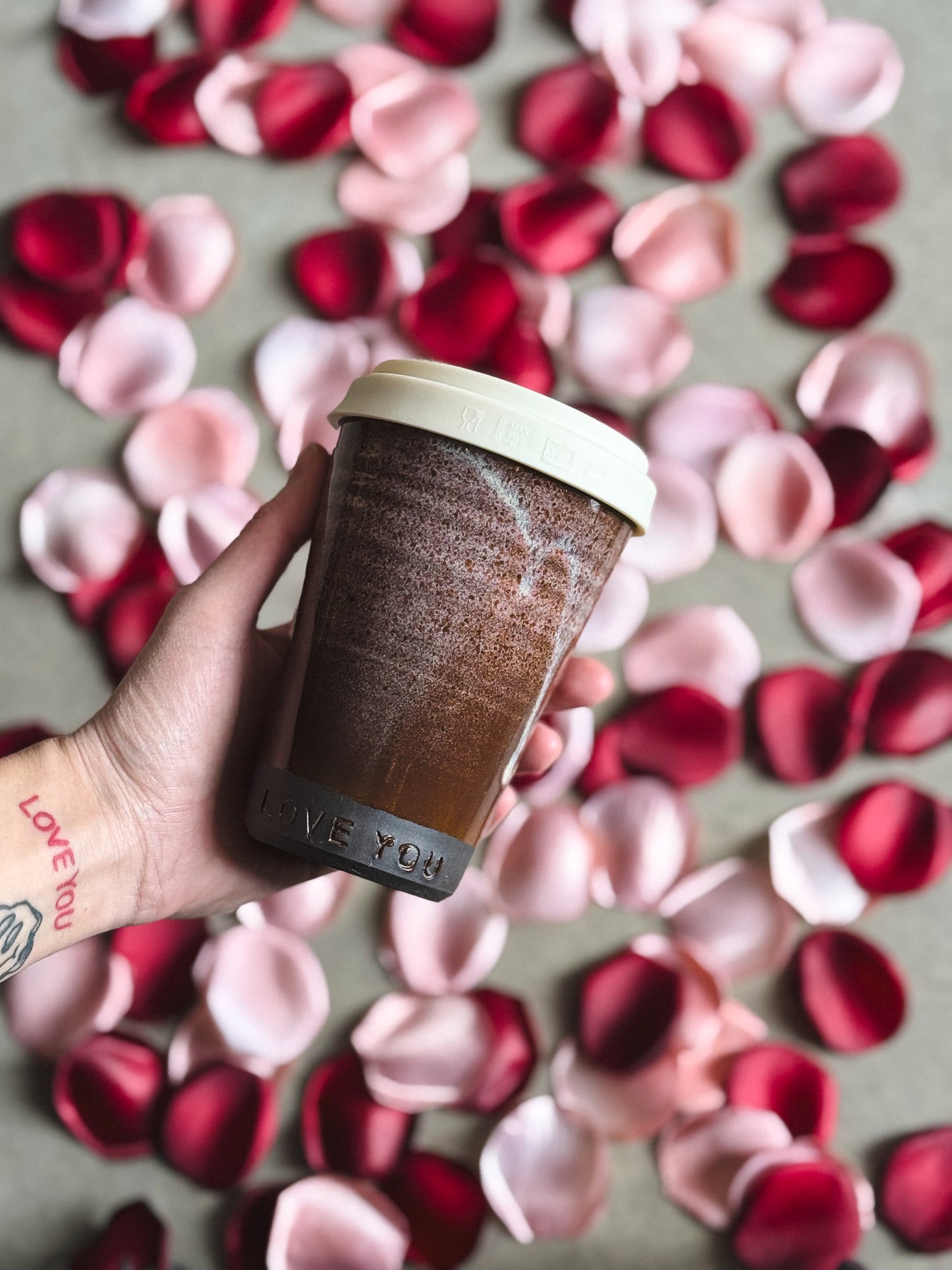 'love you' travel tumbler