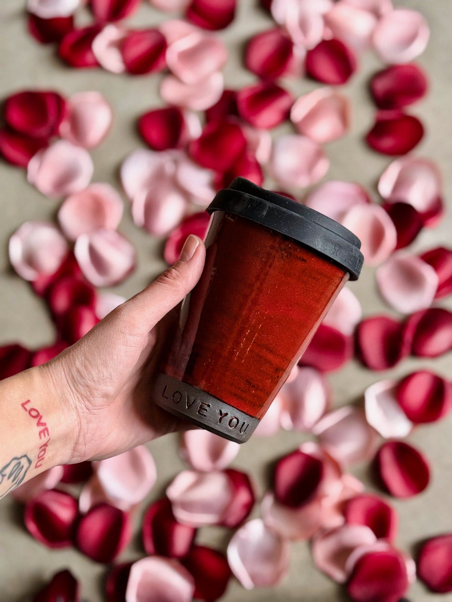 'love you' travel tumbler